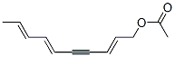 (2E,6E,8E)-1-Acetoxy-2,6,8-decatrien-4-yne CAS#: 929-52-2