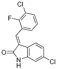 2H-Indol-2-one, 6-chloro-3-[(3-chloro-2-fluorophenyl)Methylene]-1,3-dihydro- CAS#: 897365-76-3