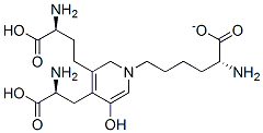 (2R)-2-amino-6-[4-[(2S)-2-amino-2-carboxy-ethyl]-5-[(3S)-3-amino-3-carboxy-propyl]-3-hydroxy-pyridin-1-yl]hexanoate CAS#: 90032-33-0