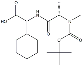 (2S)-[[N-(tert-Butoxycarbonyl)-N-methyl-L-alanyl]amino](cyclohexyl)ethanoic acid CAS#: 894789-27-6