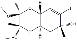 (2S,3S,4aR,6R,8aR)-2,3,4a,5,6,8a-Hexahydro-7-iodo-2,3-diMethoxy-2,3,6-triMethyl-1,4-benzodioxin-6-ol CAS#: 888723-97-5