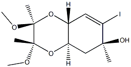 (2S,3S,4aR,6S,8aR)-2,3,4a,5,6,8a-Hexahydro-7-iodo-2,3-diMethoxy-2,3,6-triMethyl-1,4-benzodioxin-6-ol CAS#: 888723-91-9