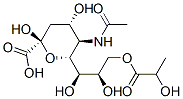 (2S,4S,5R,6R)-5-acetamido-6-[(1R,2R)-1,2-dihydroxy-3-(2-hydroxypropanoyloxy)propyl]-2,4-dihydroxyoxane-2-carboxylic acid CAS#: 92935-30-3