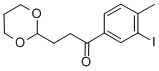 3-(1,3-DIOXAN-2-YL)-3'-IODO-4'-METHYLPROPIOPHENONE CAS#: 898757-13-6