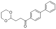 3-(1,3-DIOXAN-2-YL)-4'-PHENYLPROPIOPHENONE CAS#: 898756-62-2