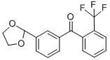 3'-(1,3-DIOXOLAN-2-YL)-2-TRIFLUOROMETHYLBENZOPHENONE CAS#: 898759-31-4