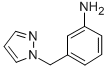 3-(1H-PYRAZOL-1-YLMETHYL)ANILINE CAS#: 892502-09-9