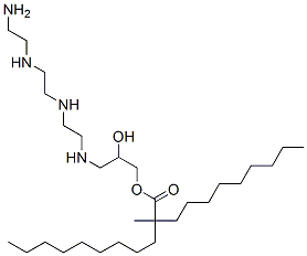 3-[[2-[[2-[(2-aminoethyl)amino]ethyl]amino]ethyl]amino]-2-hydroxypropyl 2-methyl-2-nonylundecanoate CAS#: 94442-08-7
