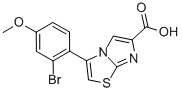 3-(2-BROMO-4-METHOXYPHENYL)IMIDAZO[2,1-B]THIAZOLE-6-CARBOXYLIC ACID CAS#: 891773-68-5