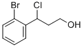 3-(2-BROMOPHENYL)-3-CHLOROPROPAN-1-OL CAS#: 897918-85-3