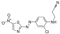 3-[2-Chloro-4-(5-nitrothiazol-2-ylazo)anilino]propiononitrile CAS#: 94194-71-5