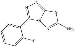 3-(2-fluorophenyl)-[1,2,4]triazolo[3,4-b][1,3,4]thiadiazol-6-amine CAS#: 893643-36-2