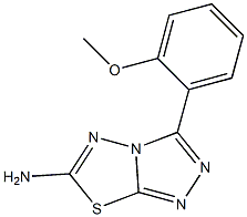 3-(2-methoxyphenyl)-[1,2,4]triazolo[3,4-b][1,3,4]thiadiazol-6-amine CAS#: 893643-31-7