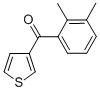 3-(2,3-DIMETHYLBENZOYL)THIOPHENE CAS#: 896618-58-9