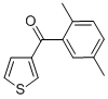 3-(2,5-DIMETHYLBENZOYL)THIOPHENE CAS#: 896618-60-3
