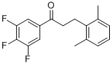 3-(2,6-DIMETHYLPHENYL)-3',4',5'-TRIFLUOROPROPIOPHENONE CAS#: 898755-34-5
