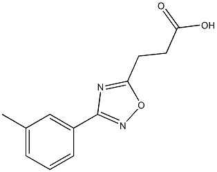 3-[3-(3-methylphenyl)-1,2,4-oxadiazol-5-yl]propanoic acid CAS#: 94192-16-2