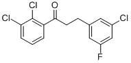 3-(3-CHLORO-5-FLUOROPHENYL)-2',3'-DICHLOROPROPIOPHENONE CAS#: 898751-24-1