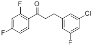 3-(3-CHLORO-5-FLUOROPHENYL)-2',4'-DIFLUOROPROPIOPHENONE CAS#: 898751-44-5