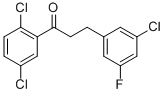 3-(3-CHLORO-5-FLUOROPHENYL)-2',5'-DICHLOROPROPIOPHENONE CAS#: 898751-32-1