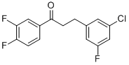 3-(3-CHLORO-5-FLUOROPHENYL)-3',4'-DIFLUOROPROPIOPHENONE CAS#: 898751-48-9