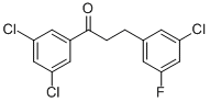 3-(3-CHLORO-5-FLUOROPHENYL)-3',5'-DICHLOROPROPIOPHENONE CAS#: 898751-40-1
