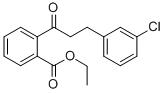 3-(3-CHLOROPHENYL)-2'-CARBOETHOXYPROPIOPHENONE CAS#: 898762-38-4