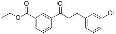 3-(3-CHLOROPHENYL)-3'-CARBOETHOXYPROPIOPHENONE CAS#: 898762-41-9