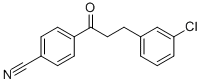 3-(3-CHLOROPHENYL)-4'-CYANOPROPIOPHENONE CAS#: 898762-35-1