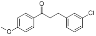 3-(3-CHLOROPHENYL)-4'-METHOXYPROPIOPHENONE CAS#: 898762-26-0