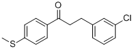 3-(3-CHLOROPHENYL)-4'-THIOMETHYLPROPIOPHENONE CAS#: 898762-50-0