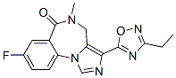 3-(3-Ethyl-1,2,4-oxadiazol-5-yl)-8-fluoro-4,5-dihydro-5-methyl-6H-imidazo[1,5-a][1,4]benzodiazepin-6-one CAS#: 92676-39-6