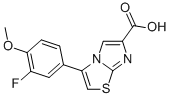 3-(3-FLUORO-4-METHOXYPHENYL)IMIDAZO[2,1-B]THIAZOLE-6-CARBOXYLIC ACID CAS#: 891771-36-1