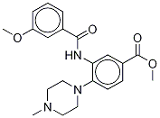 3-[(3-Methoxybenzoyl)aMino]-4-(4-Methyl-1-piperazinyl)benzoic Acid Methyl Ester CAS#: 890190-22-4