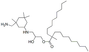3-[[3-(aminomethyl)-3,5,5-trimethylcyclohexyl]amino]-2-hydroxypropyl 2-methyl-2-nonylundecanoate CAS#: 96507-74-3