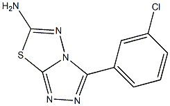 3-(3-chlorophenyl)-[1,2,4]triazolo[3,4-b][1,3,4]thiadiazol-6-amine CAS#: 893643-51-1