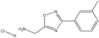 [3-(3-methylphenyl)-1,2,4-oxadiazol-5-yl]methylamine hydrochloride CAS#: 890324-13-7