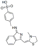 3-[(3-methylthiazolidin-2-ylidene)methyl]-1H-isoindol-1-imine mono(toluene-4-sulphonate) CAS#: 93981-16-9