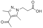 3-(4-ACETYL-3,5-DIMETHYL-PYRAZOL-1-YL)-PROPIONIC ACID CAS#: 890596-67-5