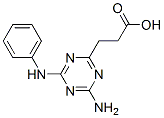 3-(4-AMINO-6-ANILINO-1,3,5-TRIAZIN-2-YL)PROPANOIC ACID CAS#: 91719-85-6