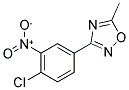 3-(4-CHLORO-3-NITRO-PHENYL)-5-METHYL-[1,2,4]OXADIAZOLE CAS#: 92453-47-9
