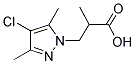 3-(4-CHLORO-3,5-DIMETHYL-PYRAZOL-1-YL)-2-METHYL-PROPIONIC ACID CAS#: 890597-37-2