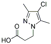 3-(4-CHLORO-3,5-DIMETHYL-PYRAZOL-1-YL)-PROPIONIC ACID CAS#: 890597-34-9