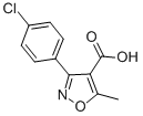 3-(4-CHLORO-PHENYL)-5-METHYL-ISOXAZOLE-4-CARBOXYLIC ACID CAS#: 91182-87-5