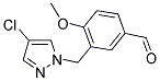 3-(4-CHLORO-PYRAZOL-1-YLMETHYL)-4-METHOXY-BENZALDEHYDE CAS#: 895930-21-9