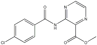 3-[(4-Chlorobenzoyl)amino]pyrazine-2-carboxylic acid methyl ester CAS#: 92044-73-0