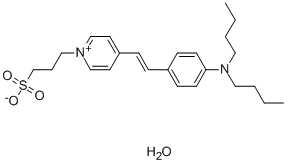 3-(4-((E)-2-[4-(DIBUTYLAMINO)PHENYL]ETHENYL)-1-PYRIDINIUMYL)-1-PROPANESULFONATE CAS#: 90133-78-1
