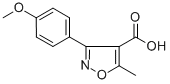 3-(4-METHOXYPHENYL)-5-METHYL-4-ISOXAZOLECARBOXYLIC ACID CAS#: 93041-45-3