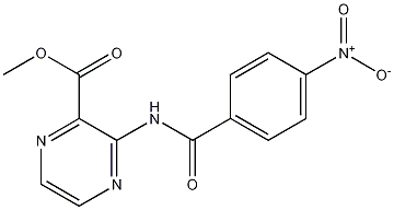 3-[(4-Nitrobenzoyl)amino]pyrazine-2-carboxylic acid methyl ester CAS#: 92378-74-0