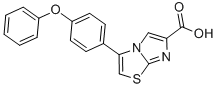 3-(4-PHENOXYPHENYL)IMIDAZO[2,1-B]THIAZOLE-6-CARBOXYLIC ACID CAS#: 891772-87-5